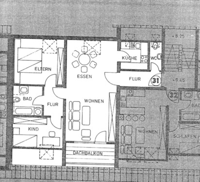 Foto - 3 Zimmer Dachgeschoßwohnung in Vöhringen