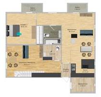 Hochwertig sanierte Wohnung (4. OG) mit separatem Apartment - Burghausen