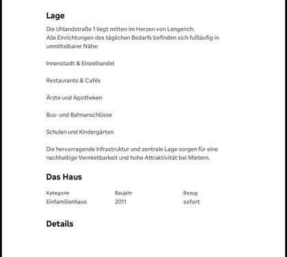 Foto - Einfamilienhaus zum Kaufen in Lengerich