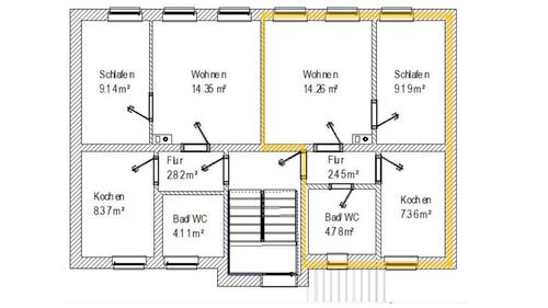 Foto - Erdgeschoßwohnung in Teuchern zur Miete