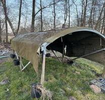 Unterstand, Planengestell, Bundeswehr, Spriegel - Seevetal