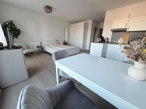 Foto - Möblierte 1-Zimmer-Wohnung Münster Zentrum, Balkon, TG-Stellplatz