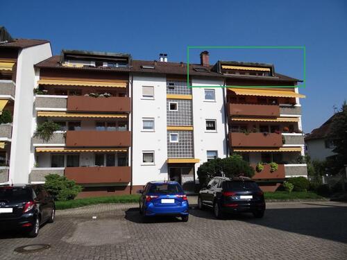 Foto - Helle 3-Zimmer Dachgeschoß Wohnung