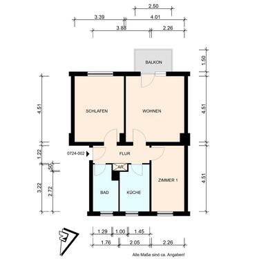 Foto - 2 Zimmer Etagenwohnung zur Miete in Hagenow