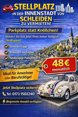 Foto - Stellplatz Parkplatz in der Innenstadt von Schleiden