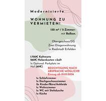 Wohnung mit Zwei Etagen und Balkon zu vermieten - Riedstadt