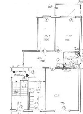 Foto - 3 Zimmer Etagenwohnung zur Miete in Neubrandenburg