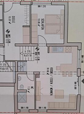 Foto - Wohnung Olpe Stadt - 850,00 EUR Kaltmiete,
