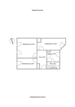 Foto - 3 Zimmer Erdgeschoßwohnung zur Miete in Halle (Saale)