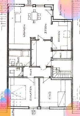 Foto - Attraktive 3-Zimmer-Wohnung mit Balkon & Einbauküche