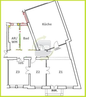 Foto - Etagenwohnung zur Miete in Zwickau