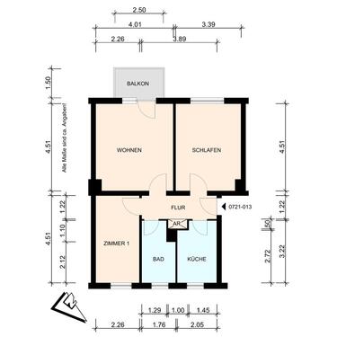 Foto - 2.5 Zimmer Erdgeschoßwohnung zur Miete in Hagenow