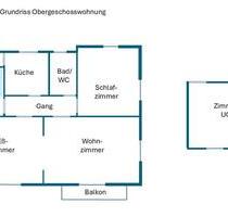 3-Zimmerwohnung + separates Zimmer + Garage in Leonberg-Ramtel