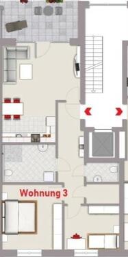 Foto - 3 Zimmer Etagenwohnung zur Miete in Rhede