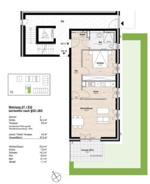 Foto - 2 Zimmer Erdgeschoßwohnung in Norderstedt