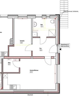 Foto - 1.5 Zimmer Erdgeschoßwohnung zur Miete in Steyerberg