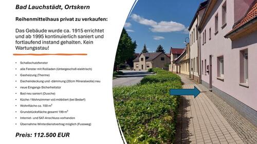 Foto - Reihenmittelhaus im Zentrum von Bad Lauchstädt