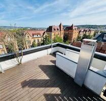 Penthouse mit Dachterrasse (2 Zi., EBK, modernisiert) - Stuttgart Stuttgart-Nord