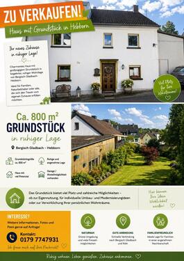 Foto - Haus mit großem Grundstück und schönem Garten