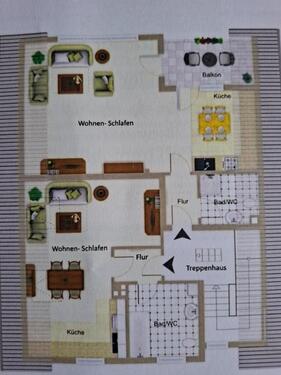 Foto - 2 Zimmer Dachgeschoßwohnung zum Kaufen in Böhl-Iggelheim