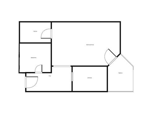 Foto - 2 Zimmer Etagenwohnung zur Miete in Rastatt