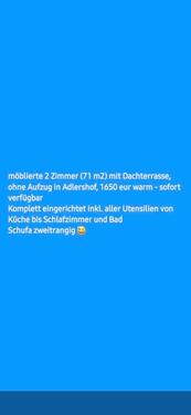 Foto - Attraktive möblierte 2-Zimmer-Wohnung in Adlershof