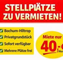 Stellplatz Bochum Hiltrop zu vermieten | Hunsrückstraße |