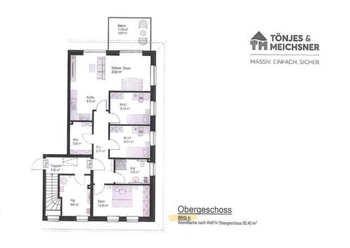 Foto - 4-Zimmer-Wohnung in Bösel, familienfreundliche OG-Wohnung