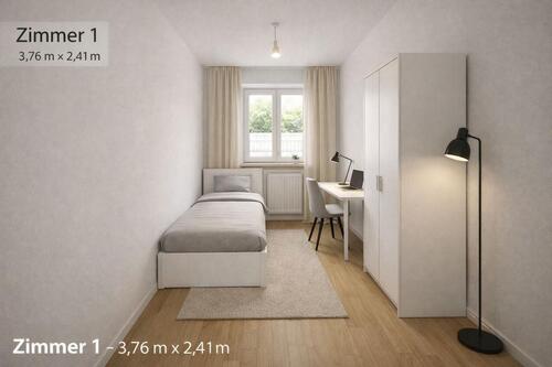 Foto - Top Lage WG Zimmer (3 er WG) - 800,00&nbsp;EUR Kaltmiete, ca.&nbsp; 10,00&nbsp;m&sup2;