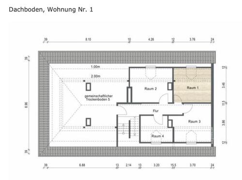 Foto - 3 Zimmer Erdgeschoßwohnung in Lüneburg