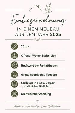 Foto - NEUBAU Einliegerwohnung in 72818 Mägerkingen zu vermieten