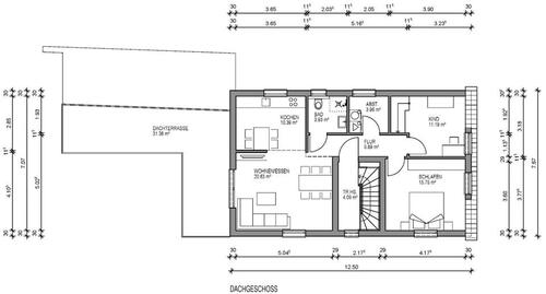 Foto - Moderne Wohnung mit großer Dachterrasse