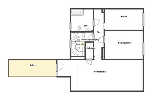 Foto - 2 Zimmer Etagenwohnung in Köthen (Anhalt)