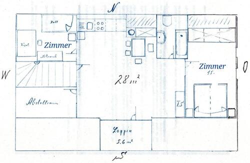Foto - Schöne helle 3-Zi-DG-Whg in 72108 Rottenburg zu vermieten