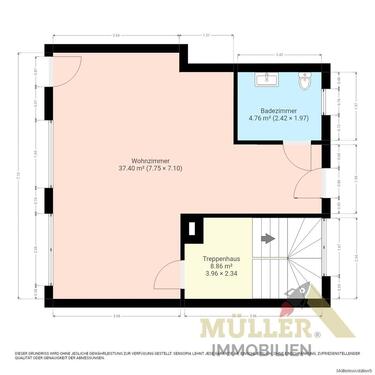 Foto - 1 Zimmer Erdgeschoßwohnung zur Miete in Saarlouis