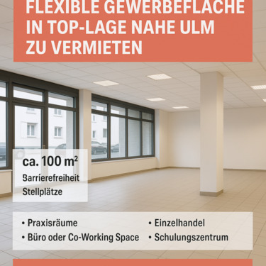 Foto - Flexible Gewerbefläche in TOP-Lage nahe Ulm zu vermieten