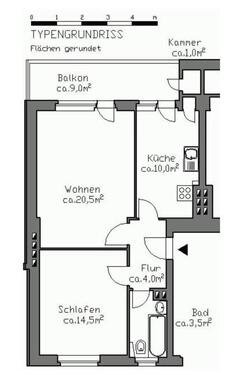 Foto - 2-Zimmerwohnung mit EBK und Balkon in Treptower Park