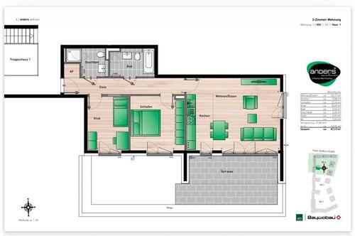 Foto - Moderne 3-Zimmer-Gartenwohnung in PasingObermenzing - VERKAUF-