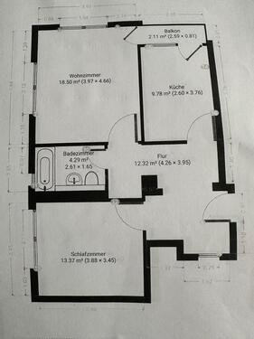 Foto - 2 Zimmer Wohnung in Windeck - 650,00 EUR Kaltmiete,