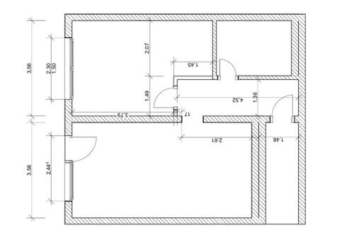 Foto - Erstbezug nach Sanierung - 56qm - 2 Zimmer Wohnung