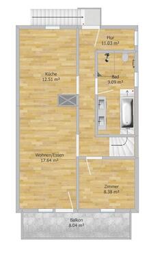 Foto - Kernsanierte Wohnung zu vermieten Salzgitter-Bad Innenstadt