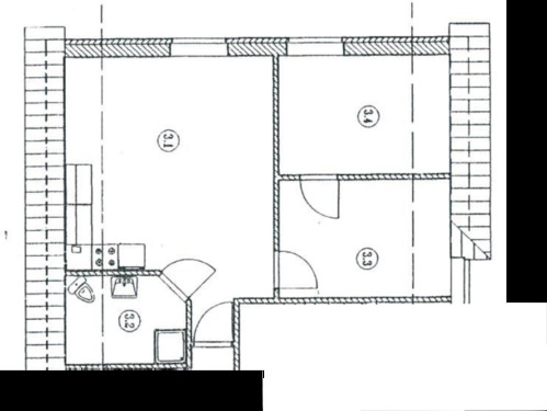 Foto - 3 Zimmer Etagenwohnung zur Miete in Vellahn