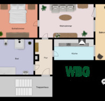 Hoch- und neuwertig ausgestattete 2-Raumwohnung - Großrückerswalde