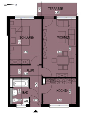 Foto - Etagenwohnung in Saalfeld (Saale)