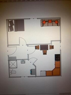 Foto - Dachgeschosswohnung - 600,00&nbsp;EUR Kaltmiete, ca.&nbsp; 45,00&nbsp;m&sup2;