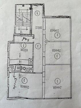 Foto - 4-Zimmer Altbauwohnung, ca. 90 m², Frankfurt am Main - Dornbusch