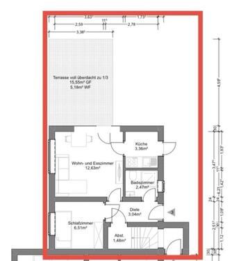 Foto - 1.5 Zimmer Terrassenwohnung zur Miete in Bremen