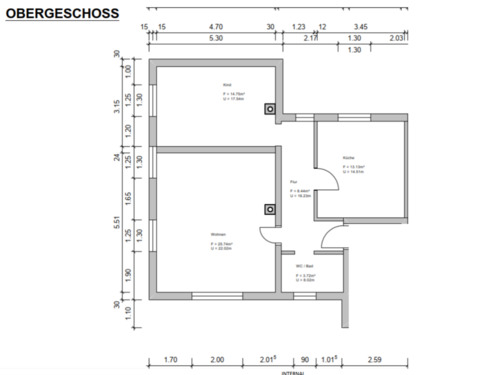Foto - 2 Zimmer Etagenwohnung zur Miete in Sinzheim
