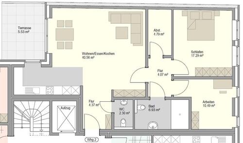 Foto - 3 Zimmer Erdgeschoßwohnung zur Miete in Langenberg