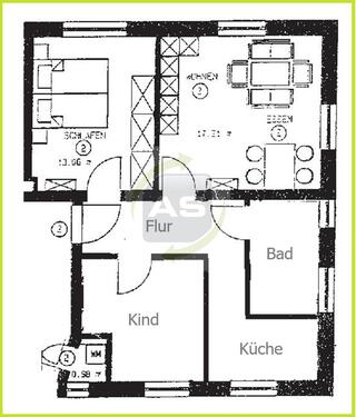 Foto - Etagenwohnung zur Miete in Zwickau